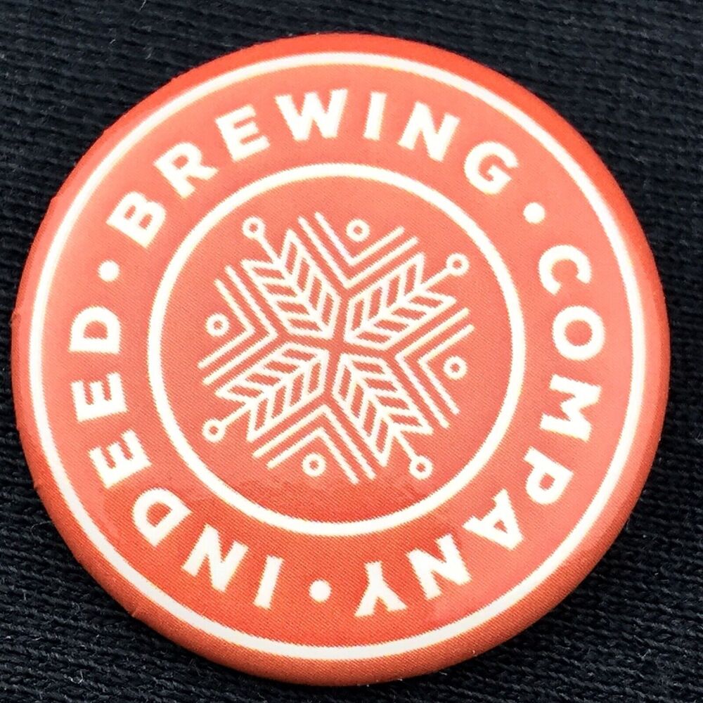 Indeed Brewing Company Pin Button Pinback